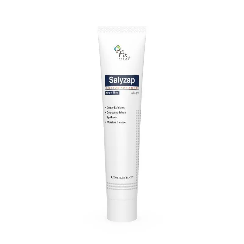 Fixderma Salyzap Lotion Night Time Helps In Moisture Balance Gentle Exfoliates