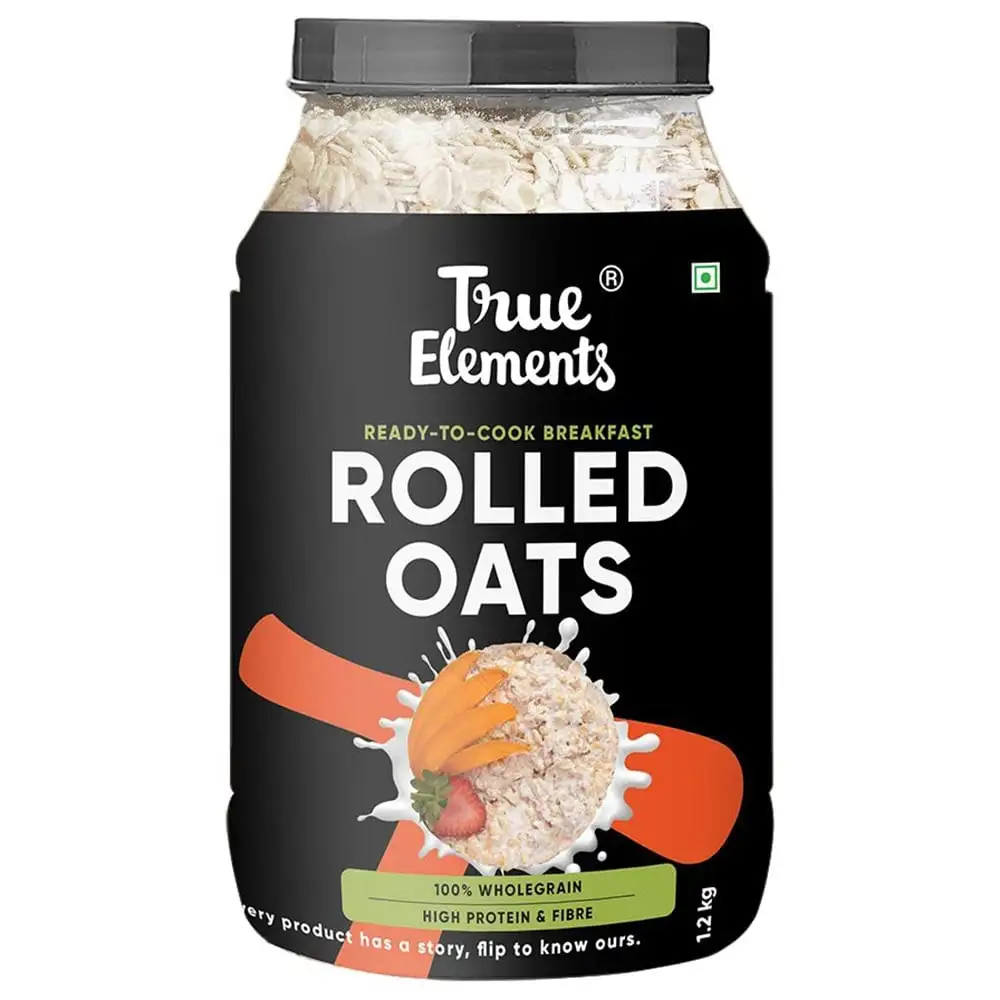 True Elements Gluten-Free Rolled Oats,  1.2 kg  Unflavoured