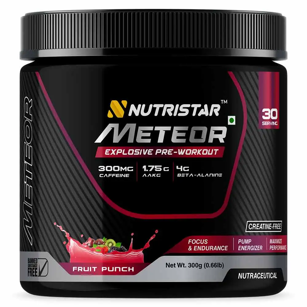 Nutristar Meteor Explosive Pre Workout,  0.66 lb  Fruit Punch