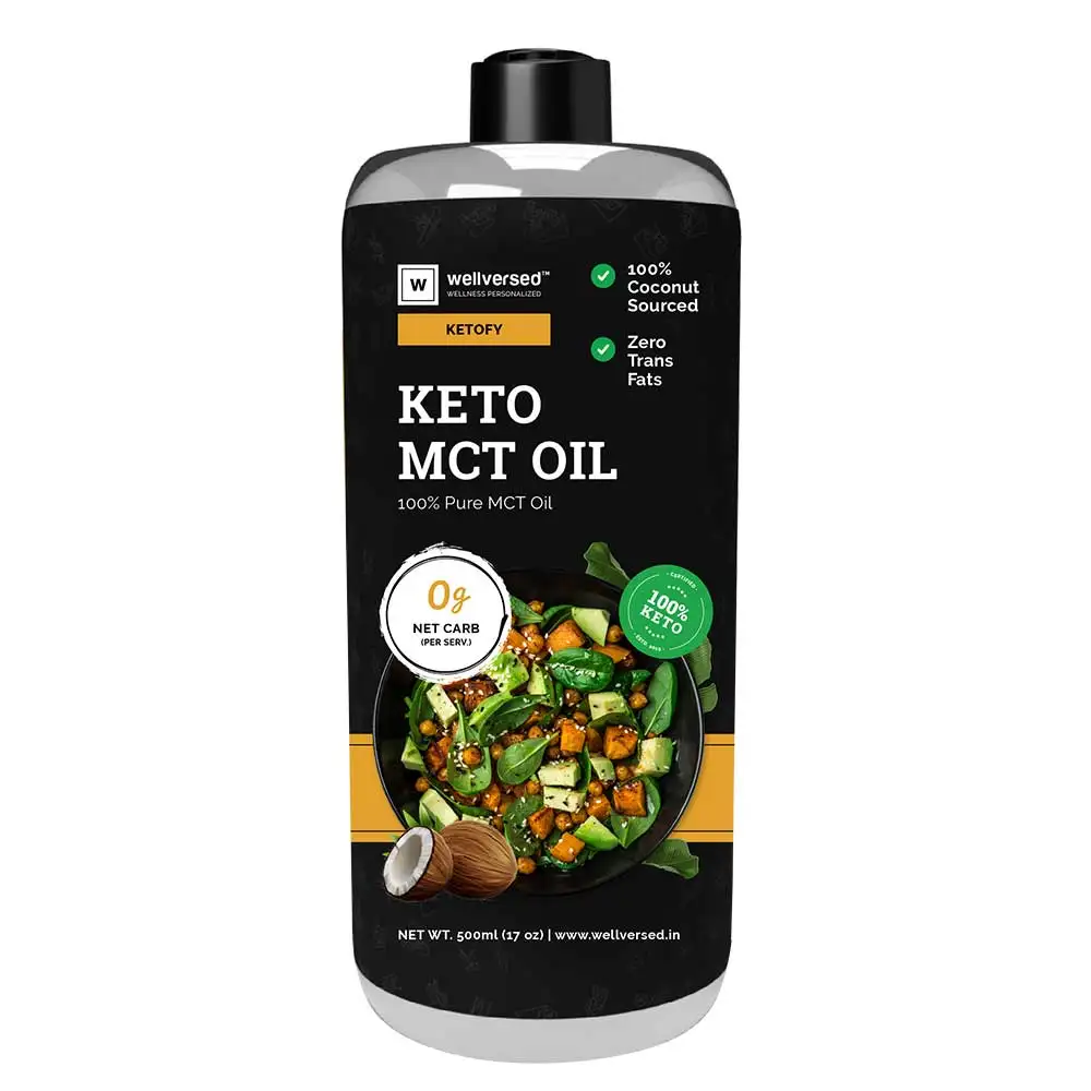 Ketofy Keto MCT Oil,  500 ml  Unflavoured