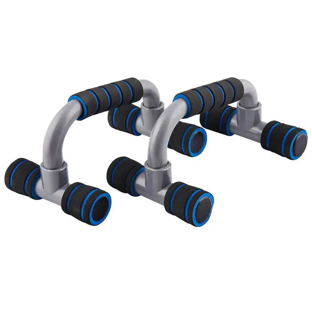 Fitsy No 2512 Push Up Bar,  Black and Blue  Free Size