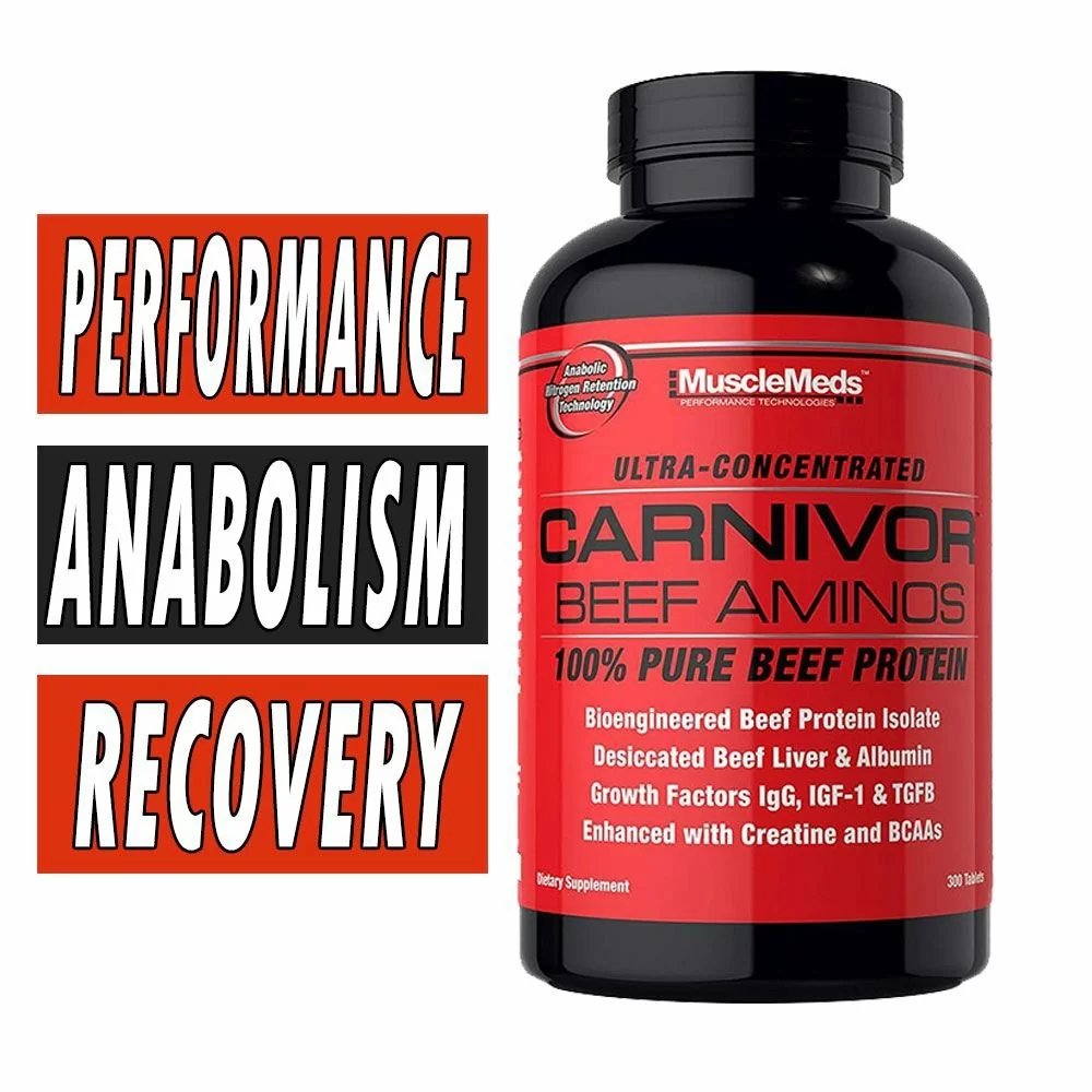 Carnivor Beef Aminos By MuscleMeds - 300 Tabs