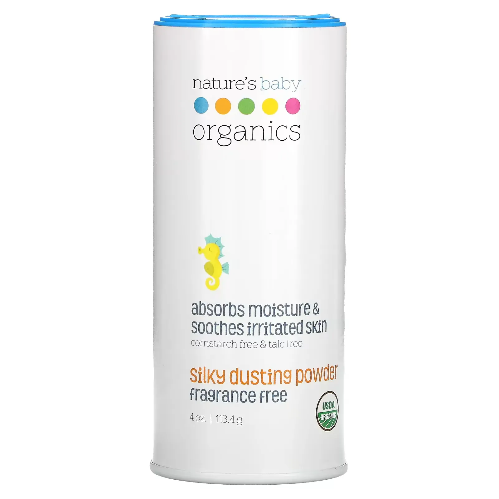 Silky Dusting Powder, Fragrance Free, 4 oz (113.4 g)