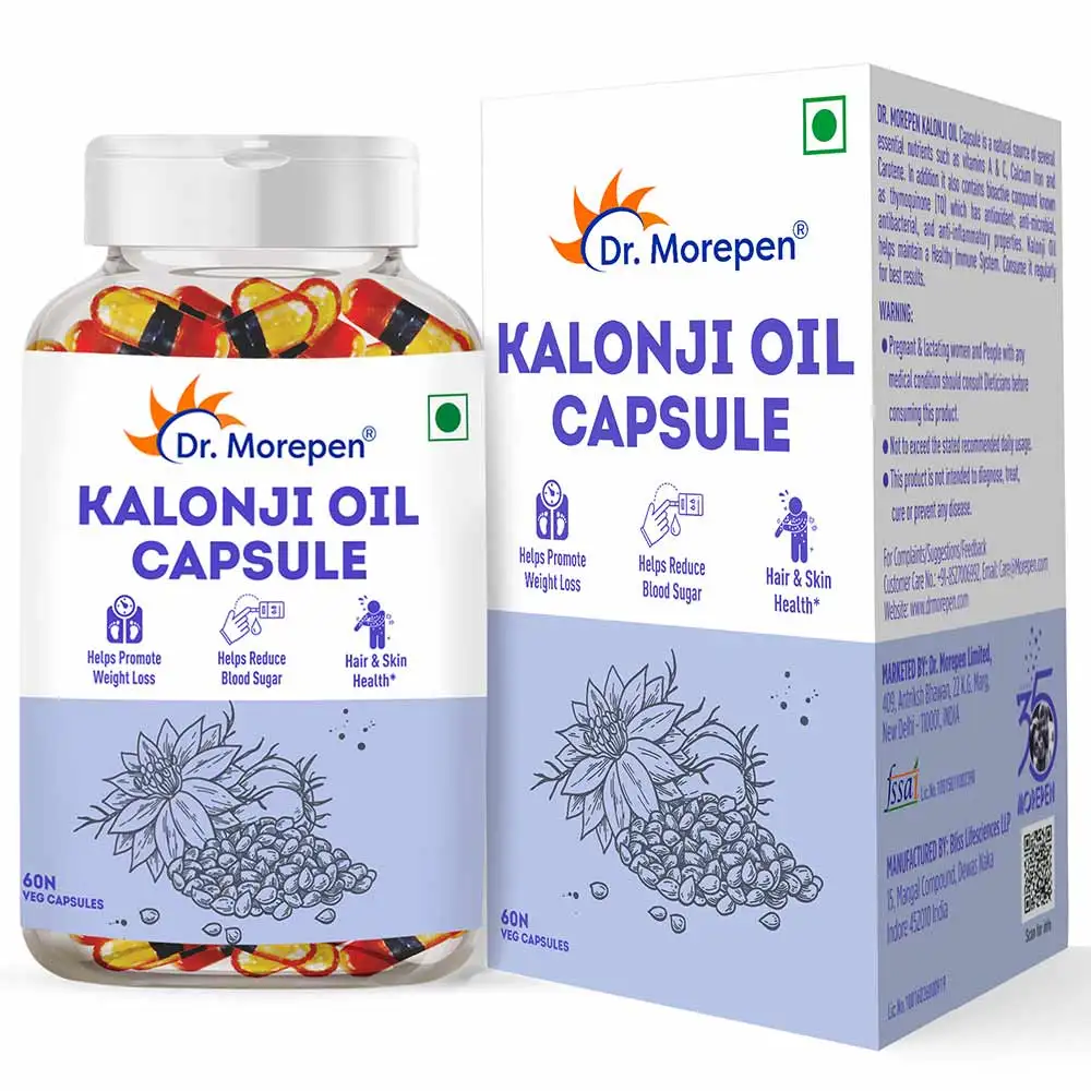 Dr. Morepen Kalonji Oil,  60 veggie capsule(s)