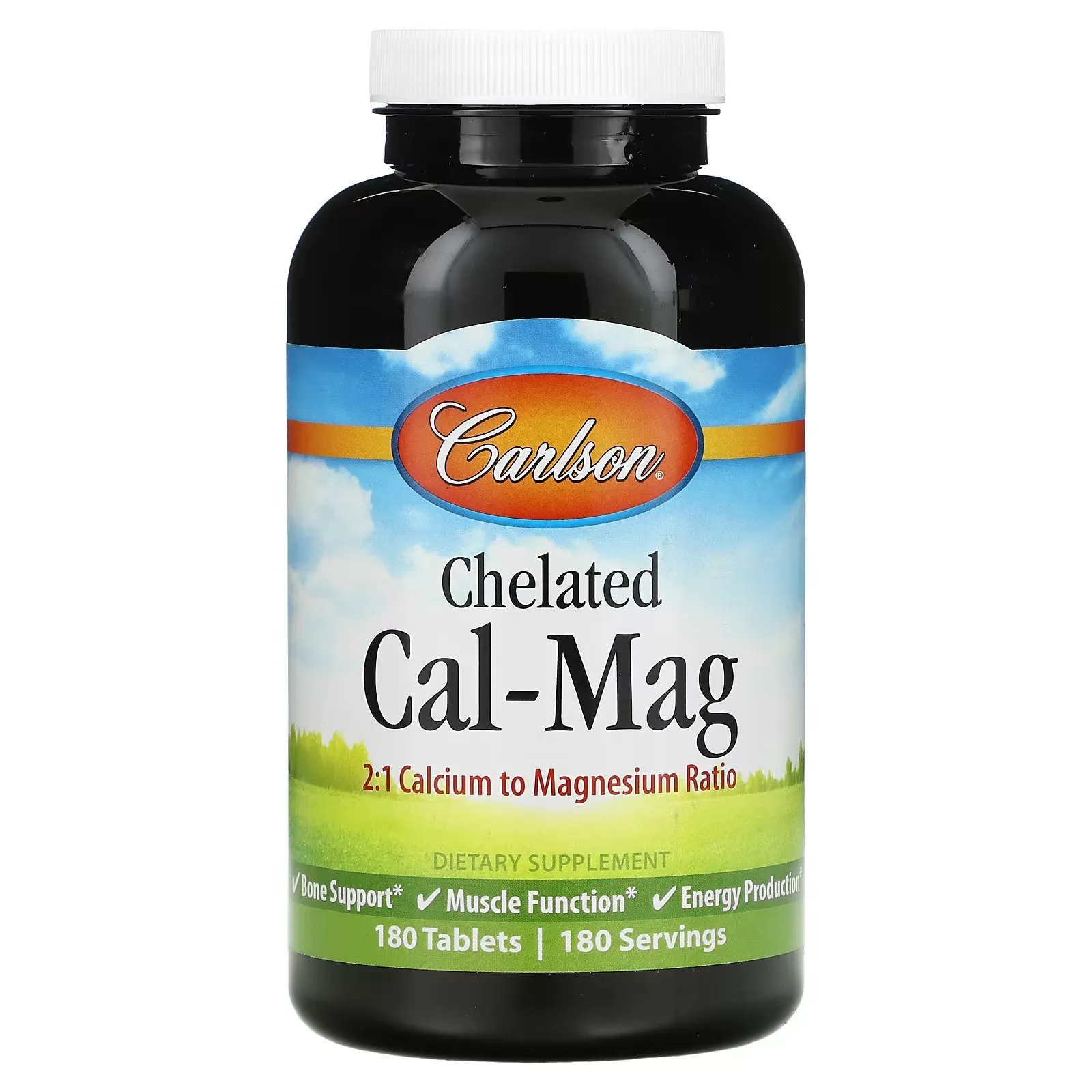 Chelated Cal-Mag, 180 Tablets