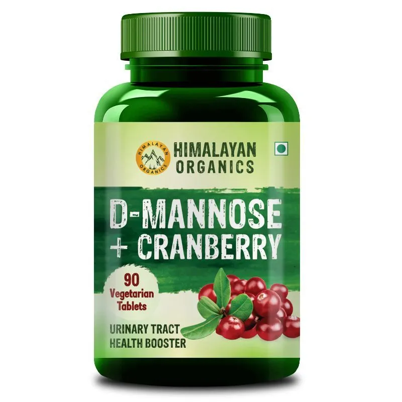 Himalayan Organics D-mannose + Cranberry Antioxidant Rich Supplement