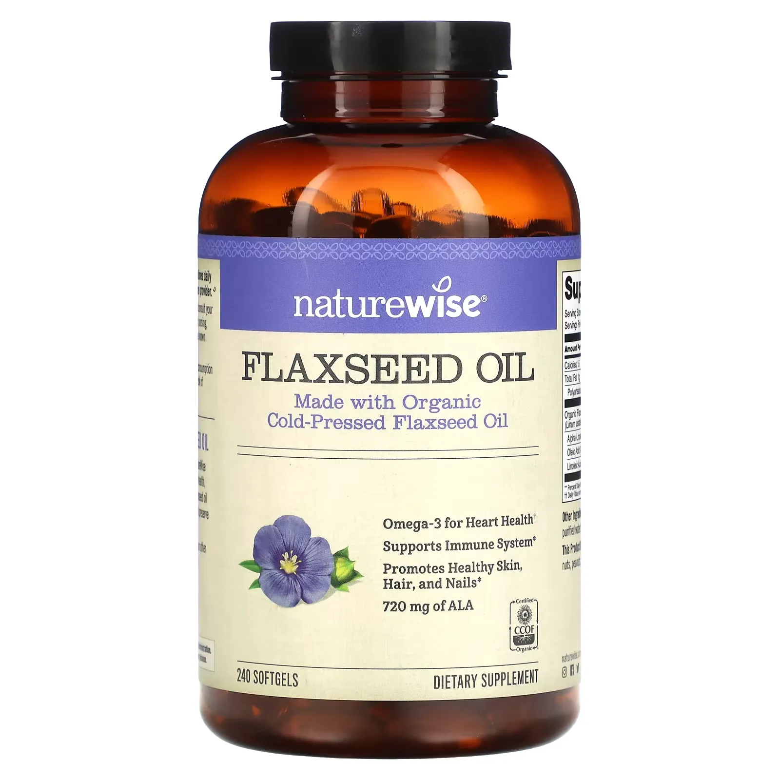 Flaxseed Oil, 240 Softgels