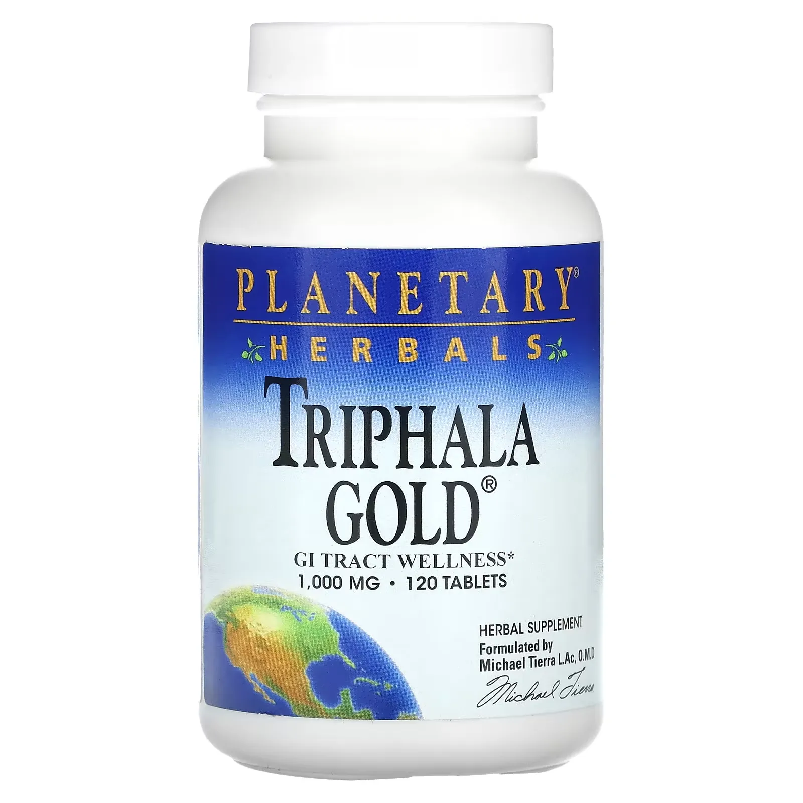 Triphala Gold, 1,000 mg, 120 Tablets