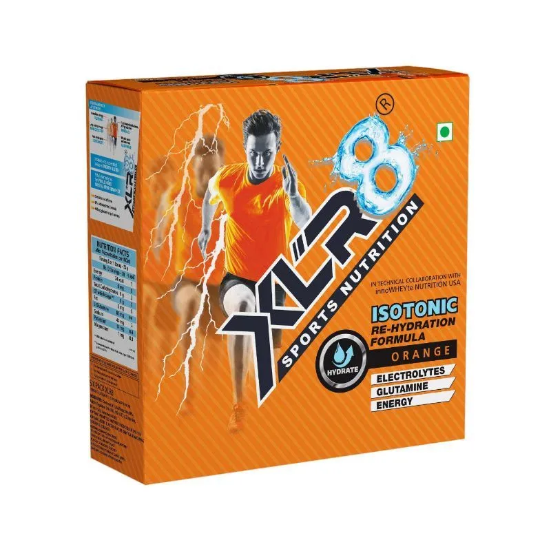 XLR8 Sports Nutrition Isotonic Re-hydration Instant Formula - Orange