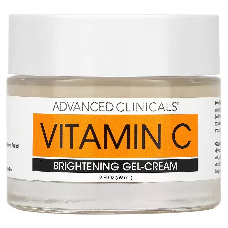 Vitamin C, Brightening Gel-Cream, 2 fl oz (59 ml)