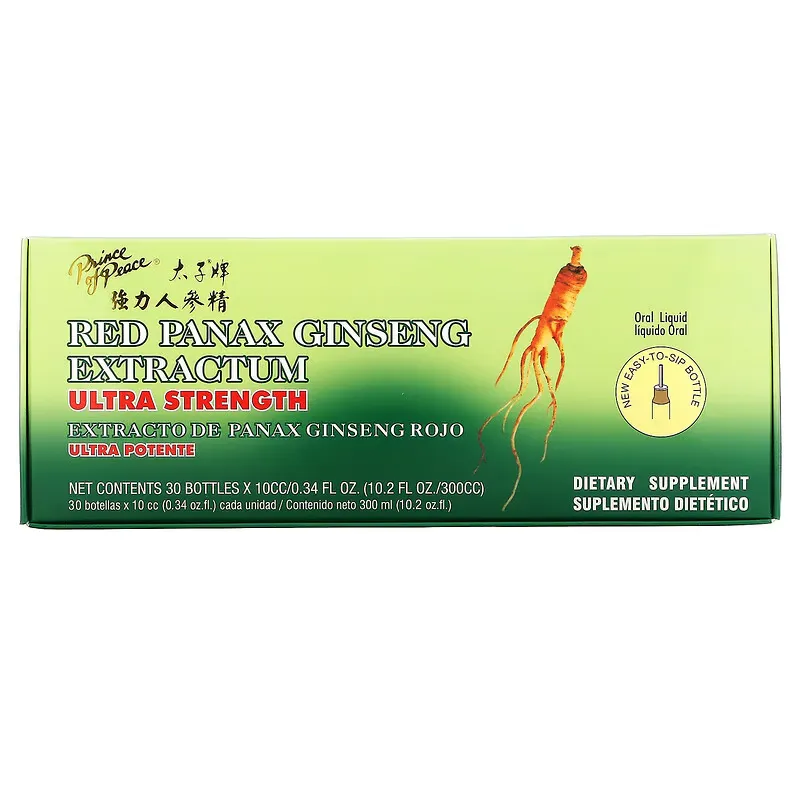 Red Panax Ginseng Extractum, Ultra Strength, 30 Bottles, 0.34 fl oz (10 cc) Each