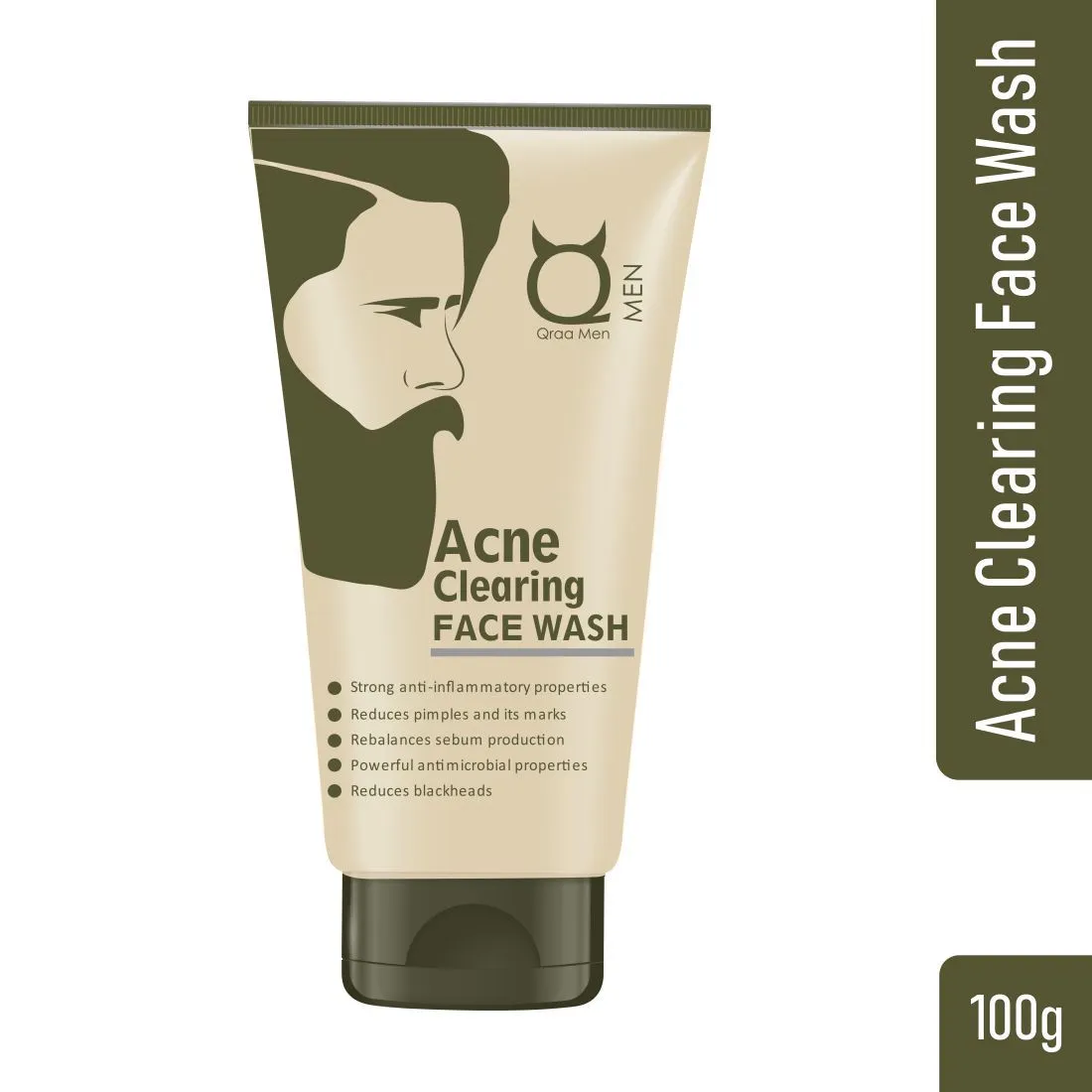 Qraa Men Acne Clearing Face Wash