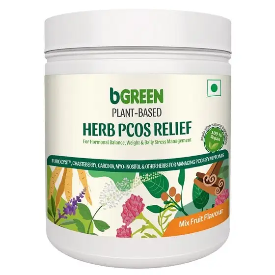 bGREEN Plant-Based Herb PCOS Relief by Healt,  150 g  Mixed Fruit