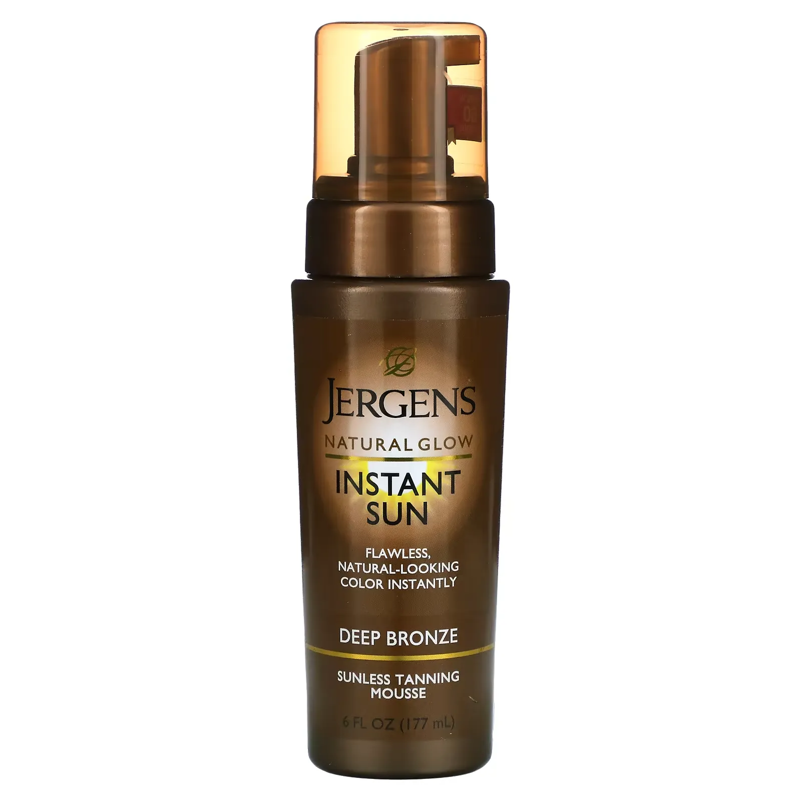 Natural Glow, Instant Sun, Sunless Tanning Mousse, Deep Bronze, 6 fl oz (177 ml)