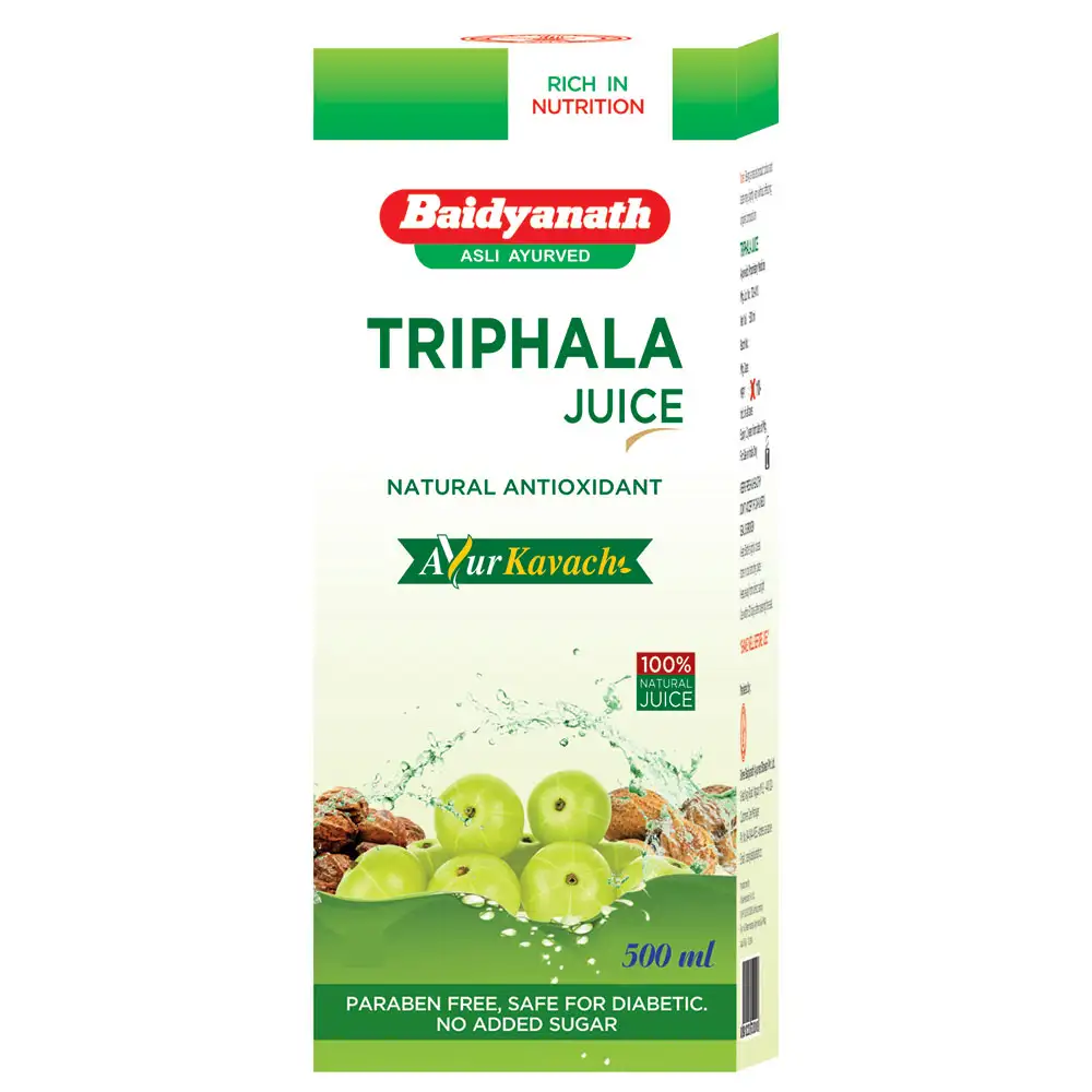 Baidyanath Triphala Juice,  Natural  0.500 L