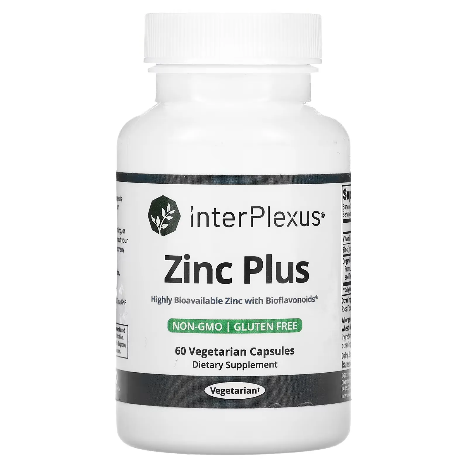 Zinc Plus, 60 Vegetarian Capsules