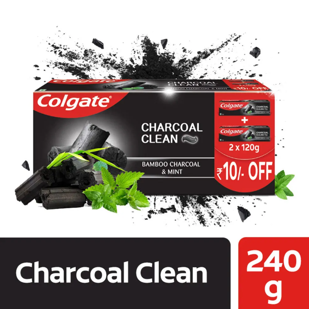 Colgate Charcoal Clean Toothpaste- Black Gel Paste