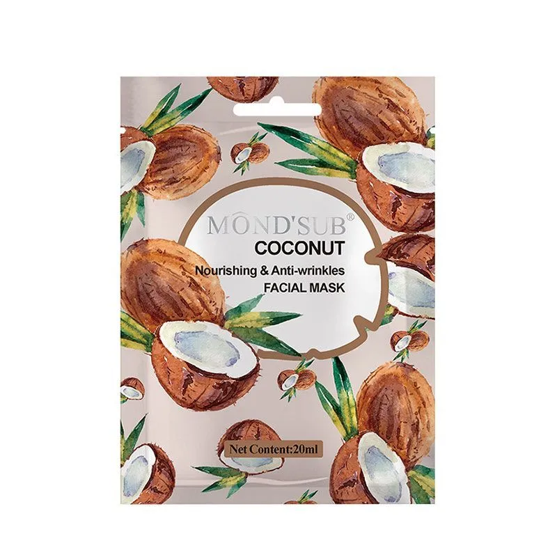 Mond'Sub Coconut Anti-wrinkles Facial Mask Sheets - Pack of 6