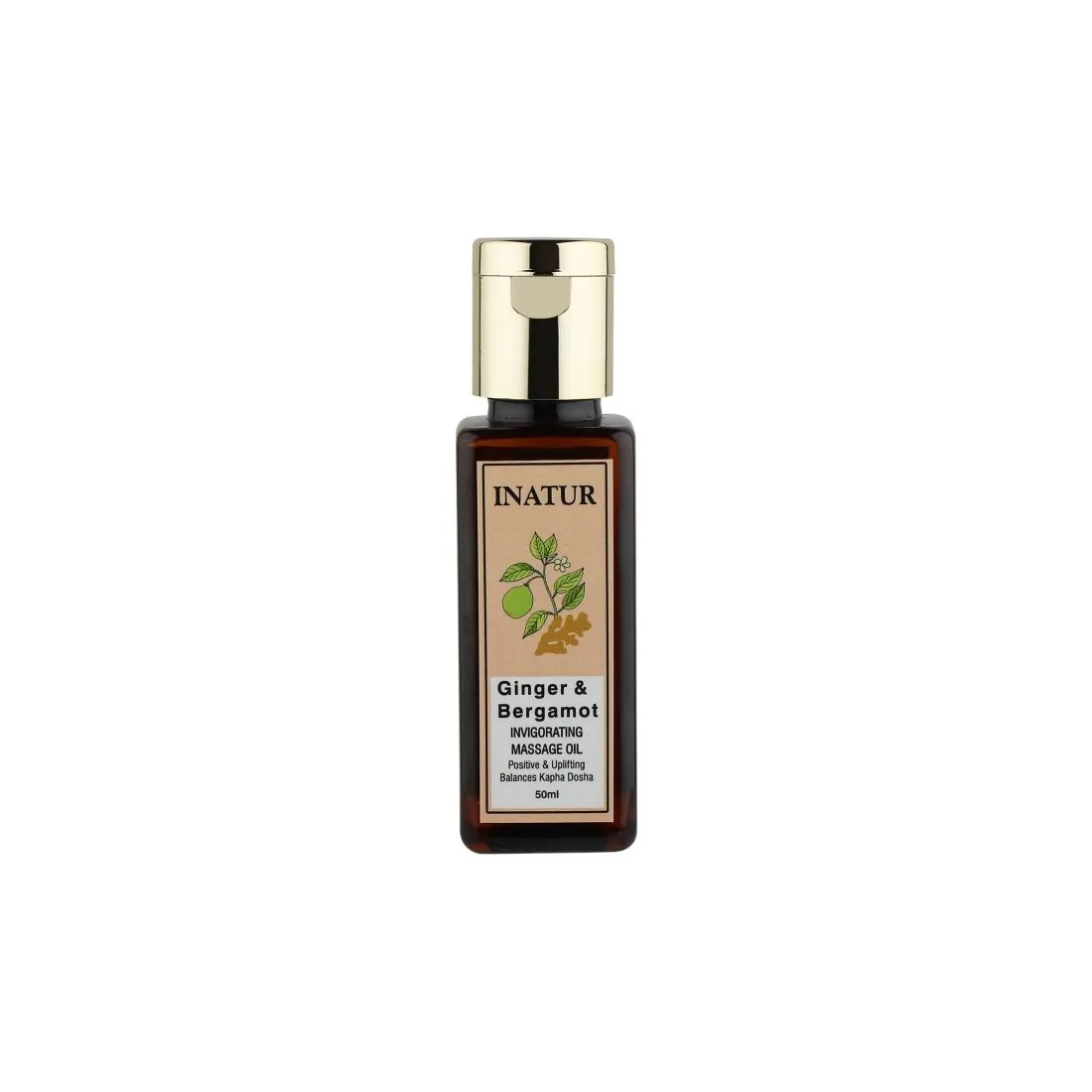 Inatur Ginger & Bergamot Massage Oil