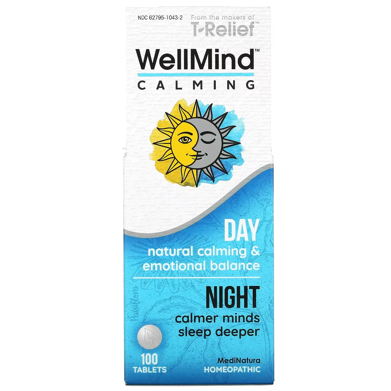 WellMind Calming Day/Night, 100 Tablets