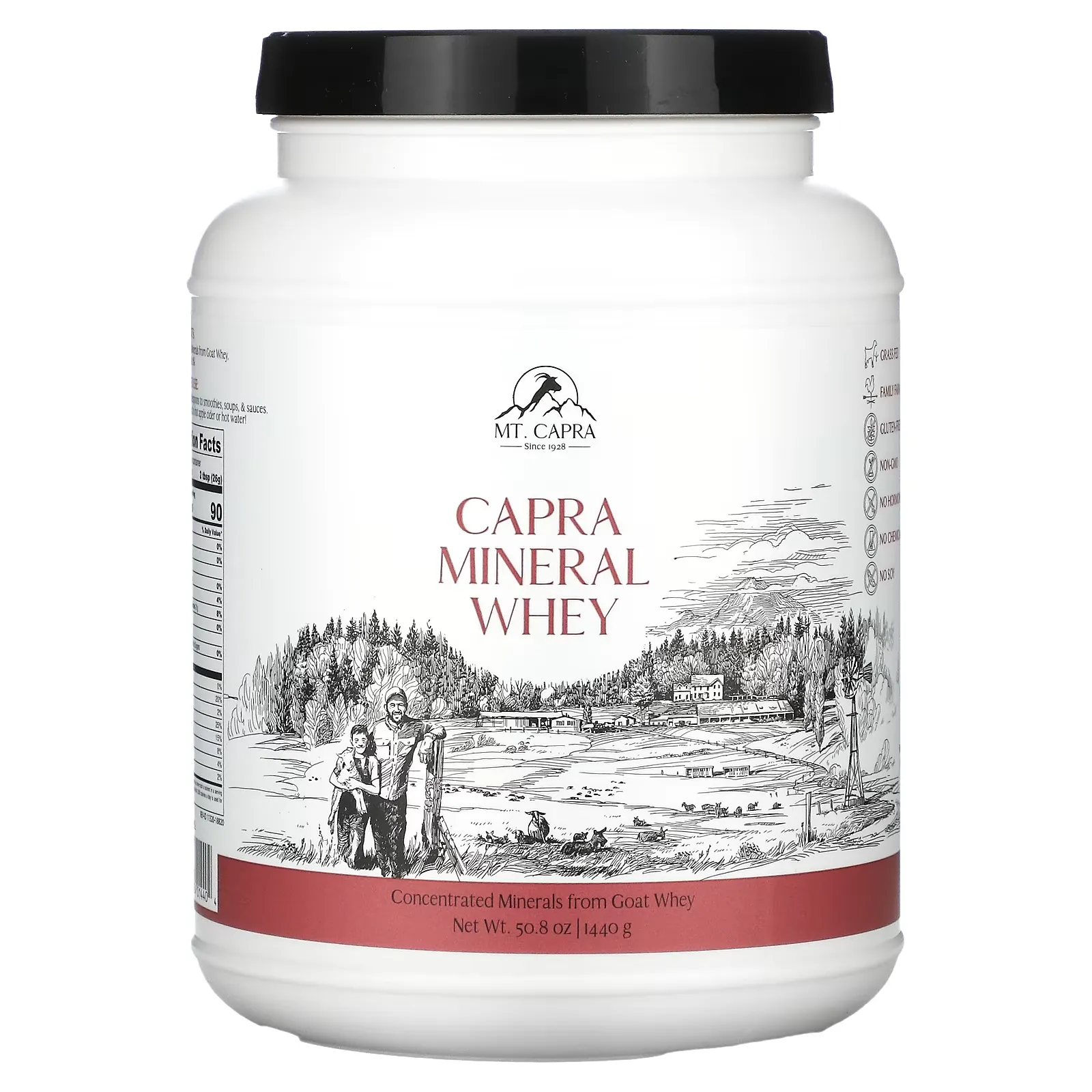 Capra Mineral Whey, 50.8 oz (1440 g)