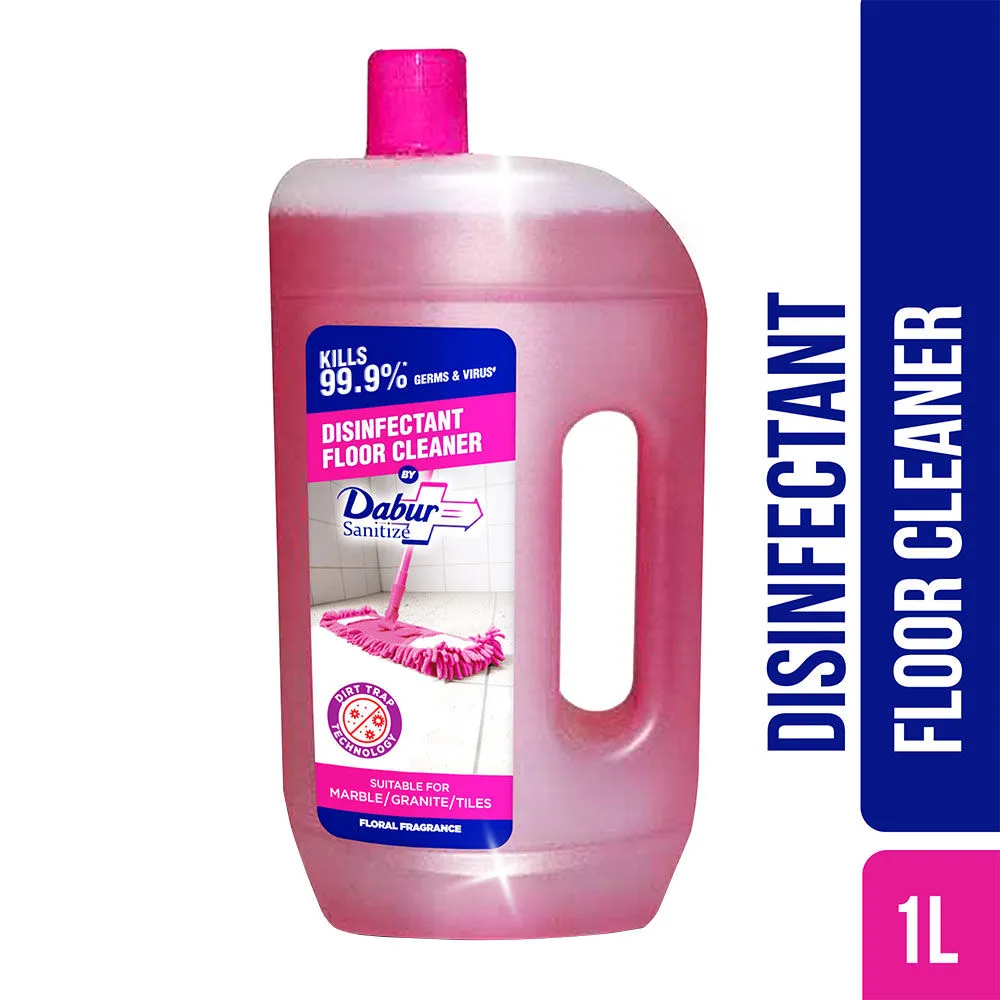 Dabur Sanitize Disinfectant Floor Cleaner Floral Fragrance