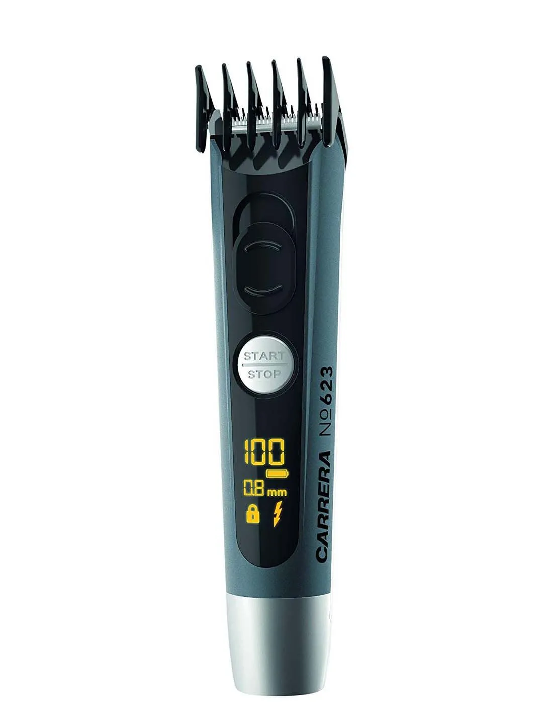 CARRERA 623 Professional Beard Trimmer For Men with Rechargeable USB with LED and Variable Combs