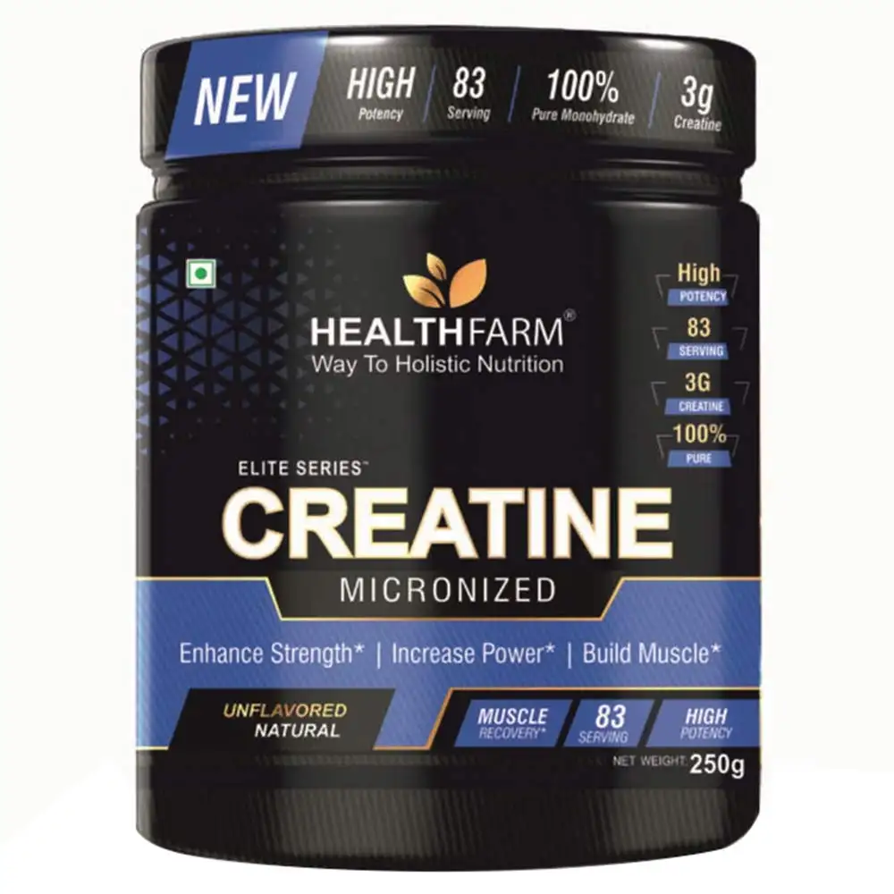 Healthfarm Elite Series 100% Pure Creatine Micronized,  Unflavoured  0.55 lb