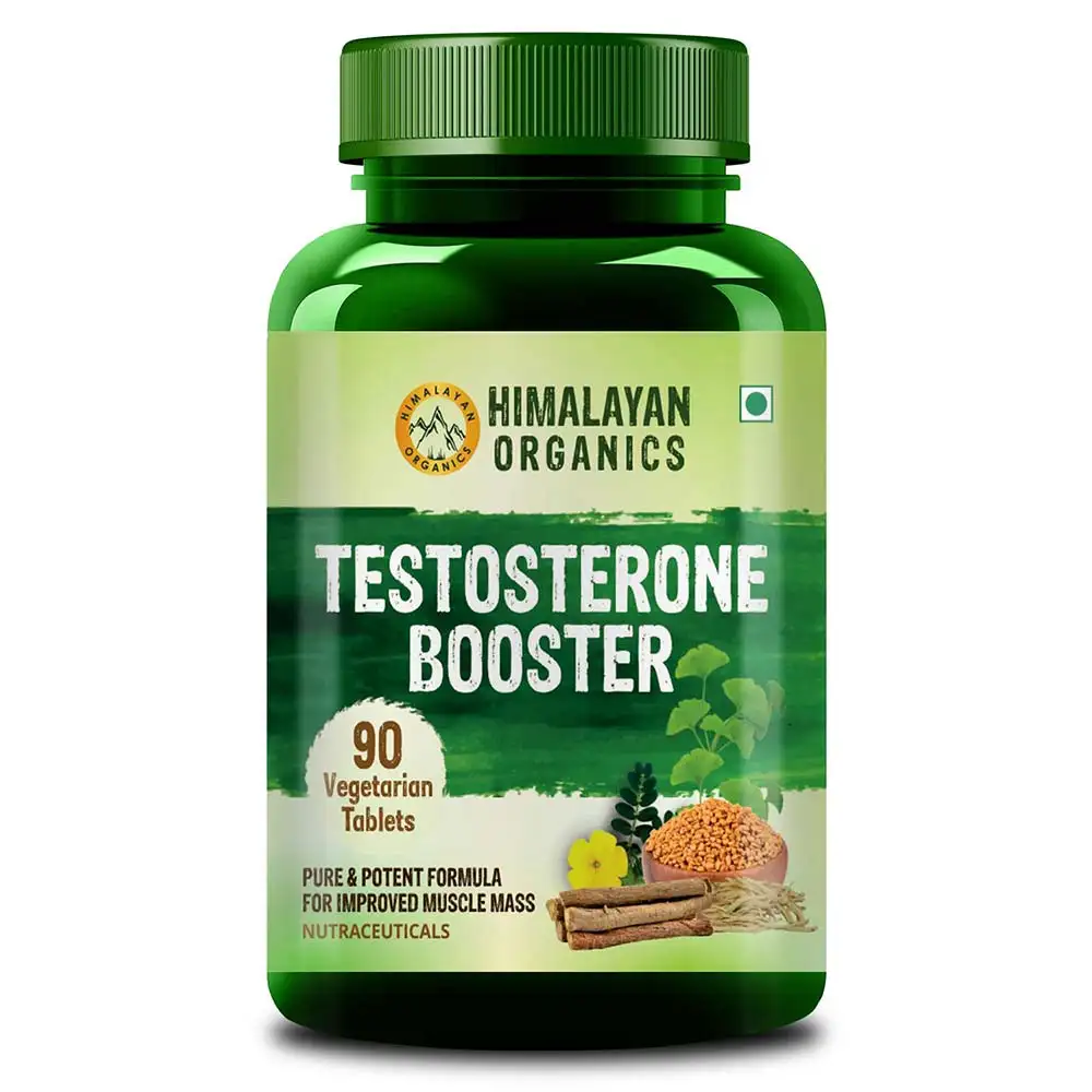 Himalayan Organics Plant Based Testosterone Booster,  90 capsules  Unflavoured