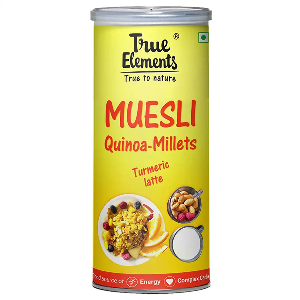 True Elements Muesli Quinoa Millets,  0.4 kg  Unflavoured