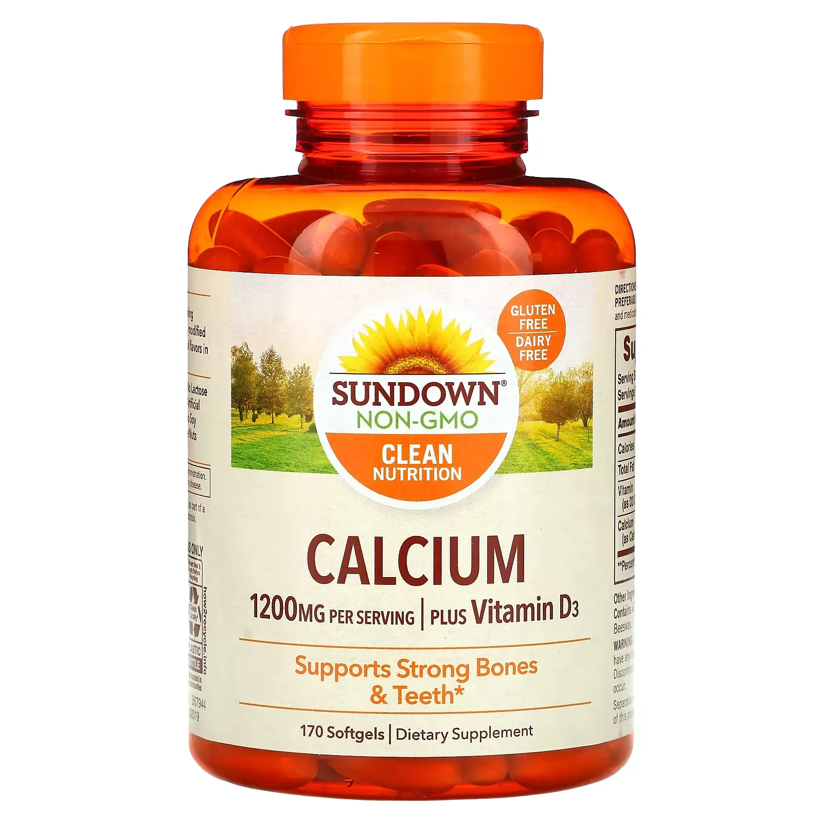 Calcium Plus Vitamin D3, 600 mg, 170 Softgels