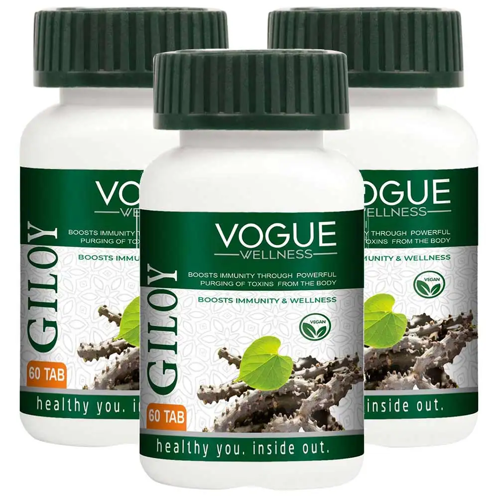 Vogue Wellness Giloy - Pack of 3,  60 tablet(s)