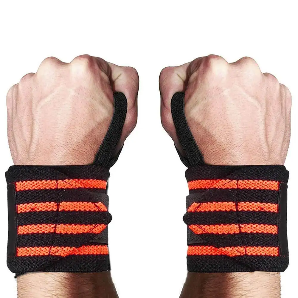 Fitsy Wrist Wrap,  Orange  Free Size