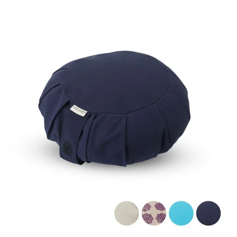 Core Asana Round Meditation Cushion- Midnight Blue