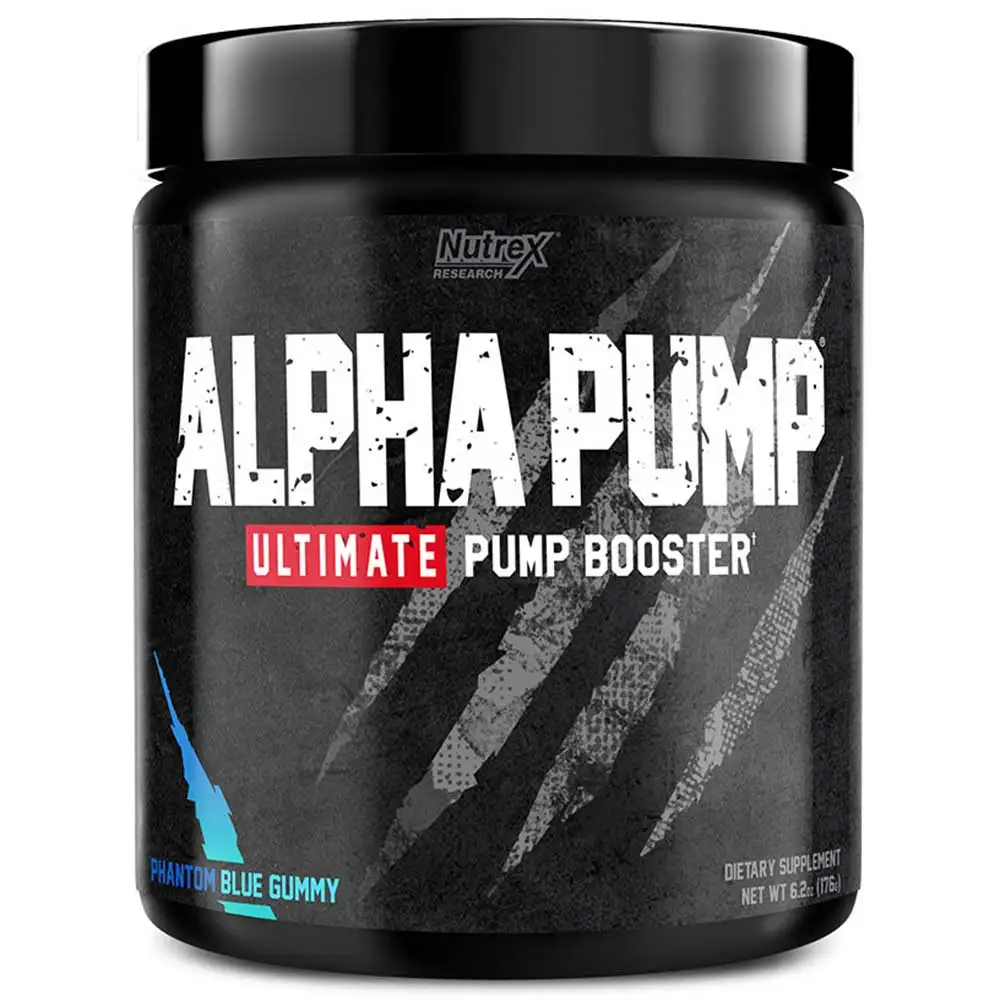 Nutrex Alpha Pump,  0.38 lb  Phantom Blue Gummy