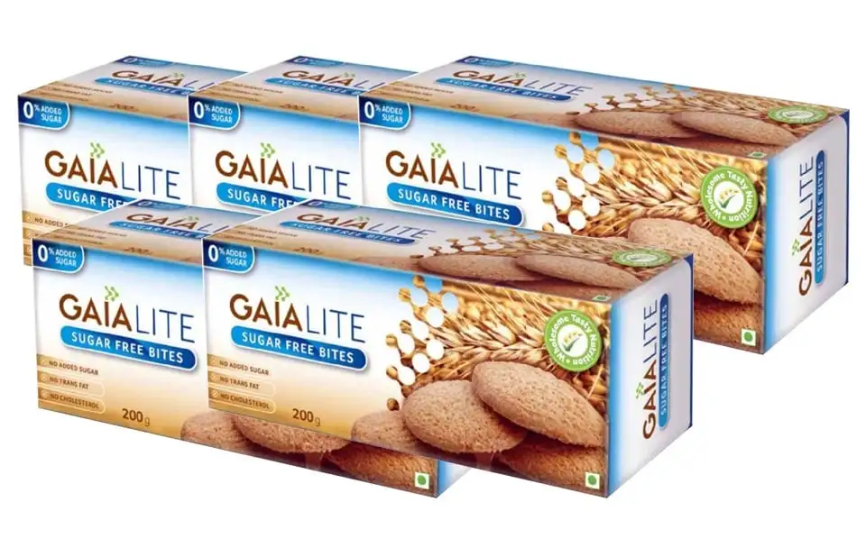 GAIA Sugar Free Bites (Pack of 5),  Unflavoured  200 g