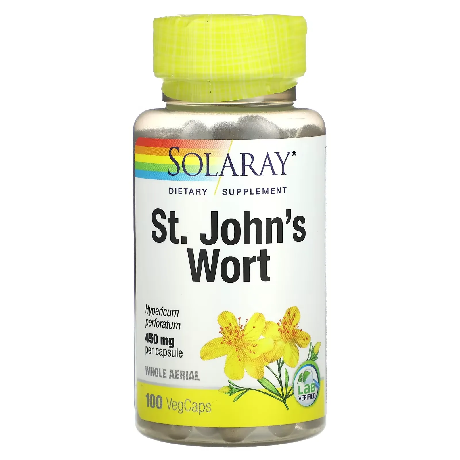 St. John's Wort, 450 mg, 100 VegCaps