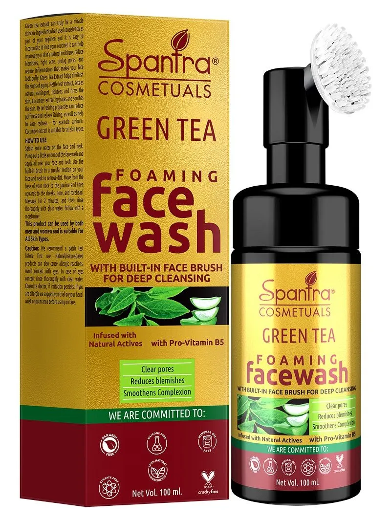 Spantra Green Tea Foaming Face Wash