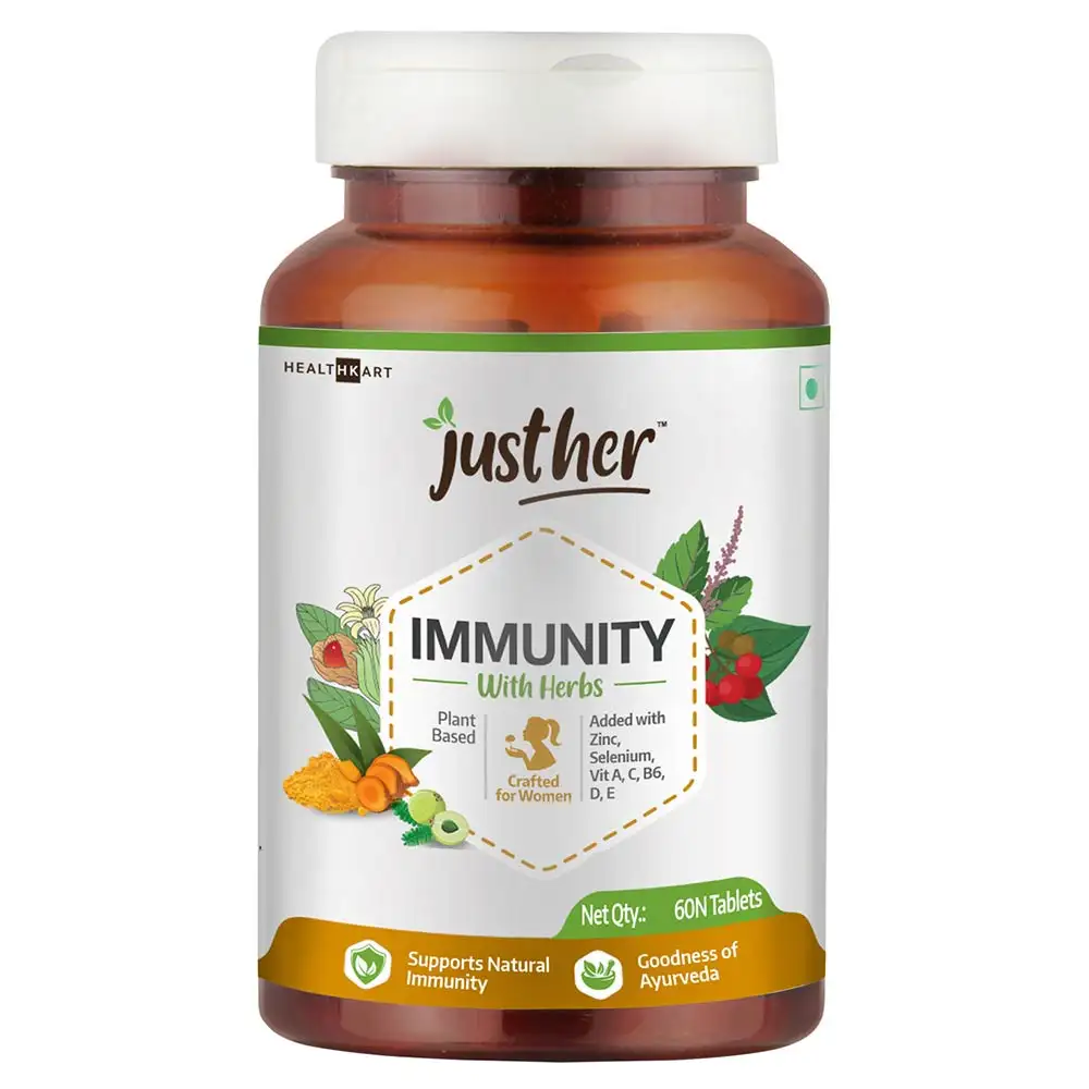 JustHer Immunity with Herbs,  60 tablet(s)  Unflavoured