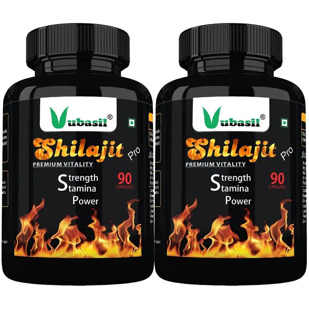 Vubasil Shilajit Pro - 800 mg,  180 capsules