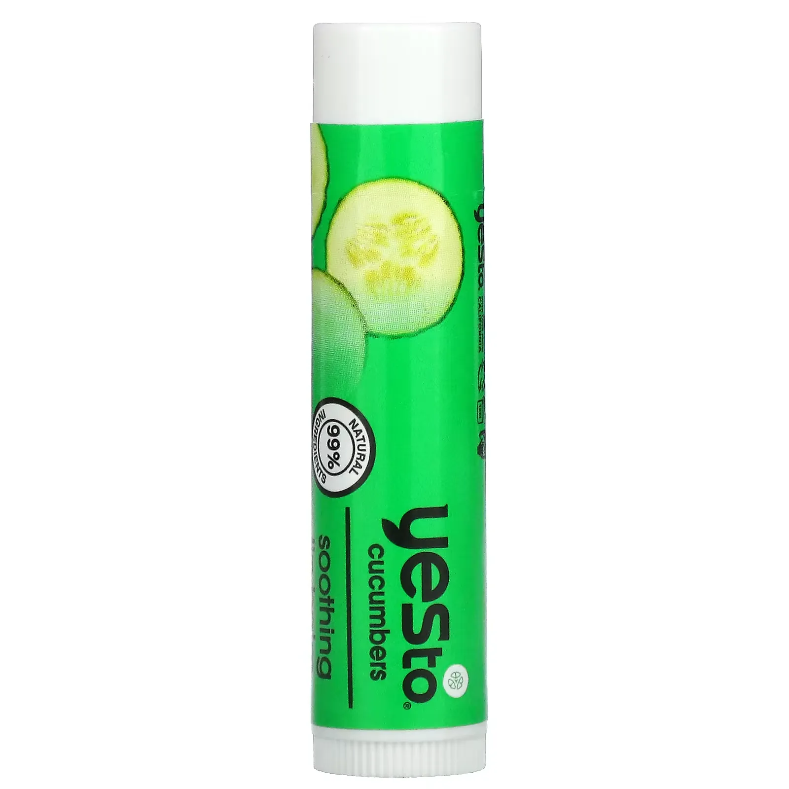 Soothing Lip Balm, Cucumbers, 0.15 oz (4.25 g)