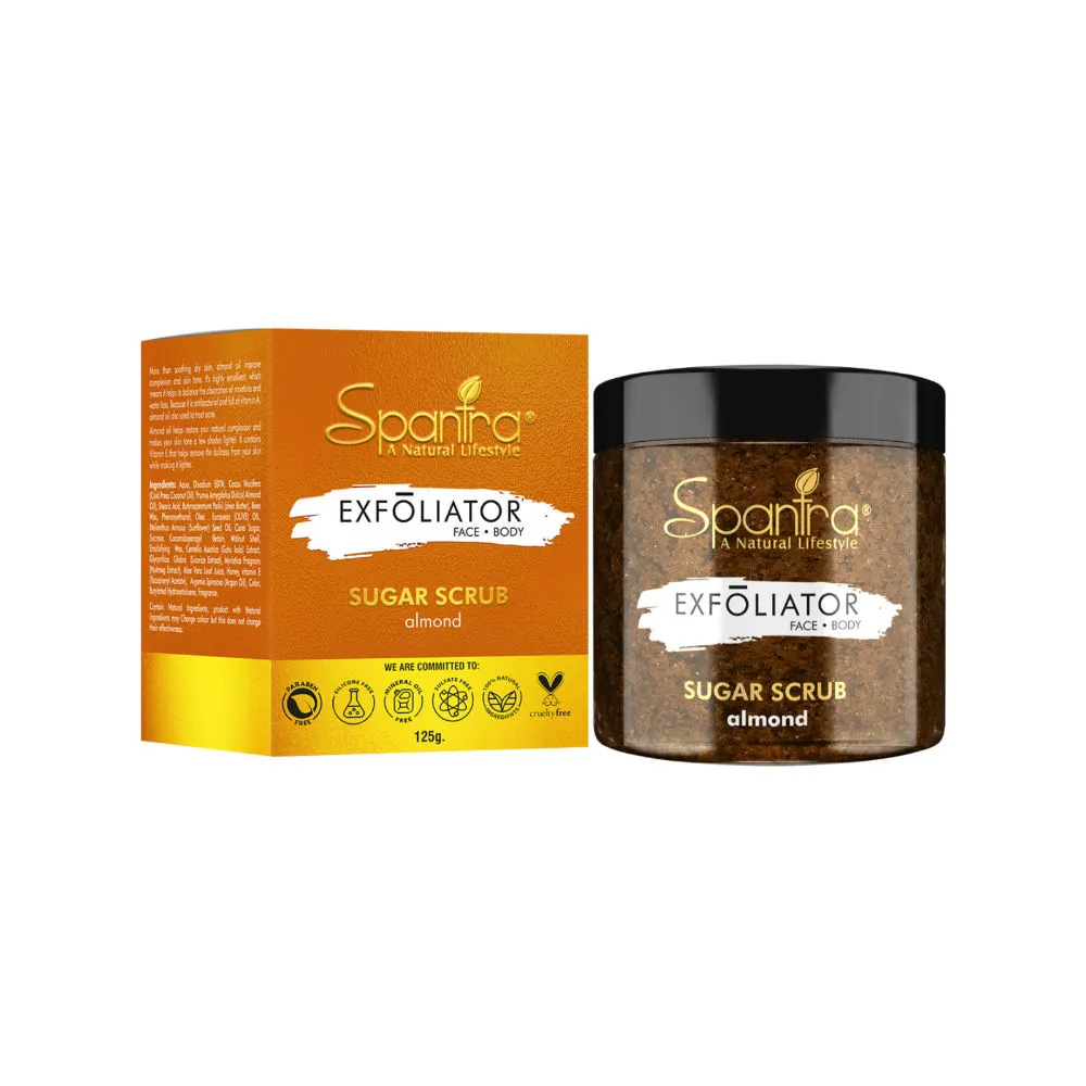 Spantra Exfoliator Almond Sugar Scrub