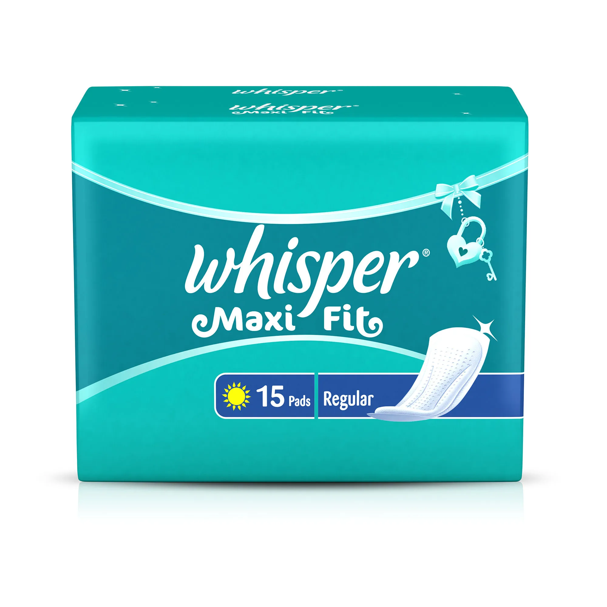 Whisper Maxi Fit Regular 15s Sanitary Pads for Women