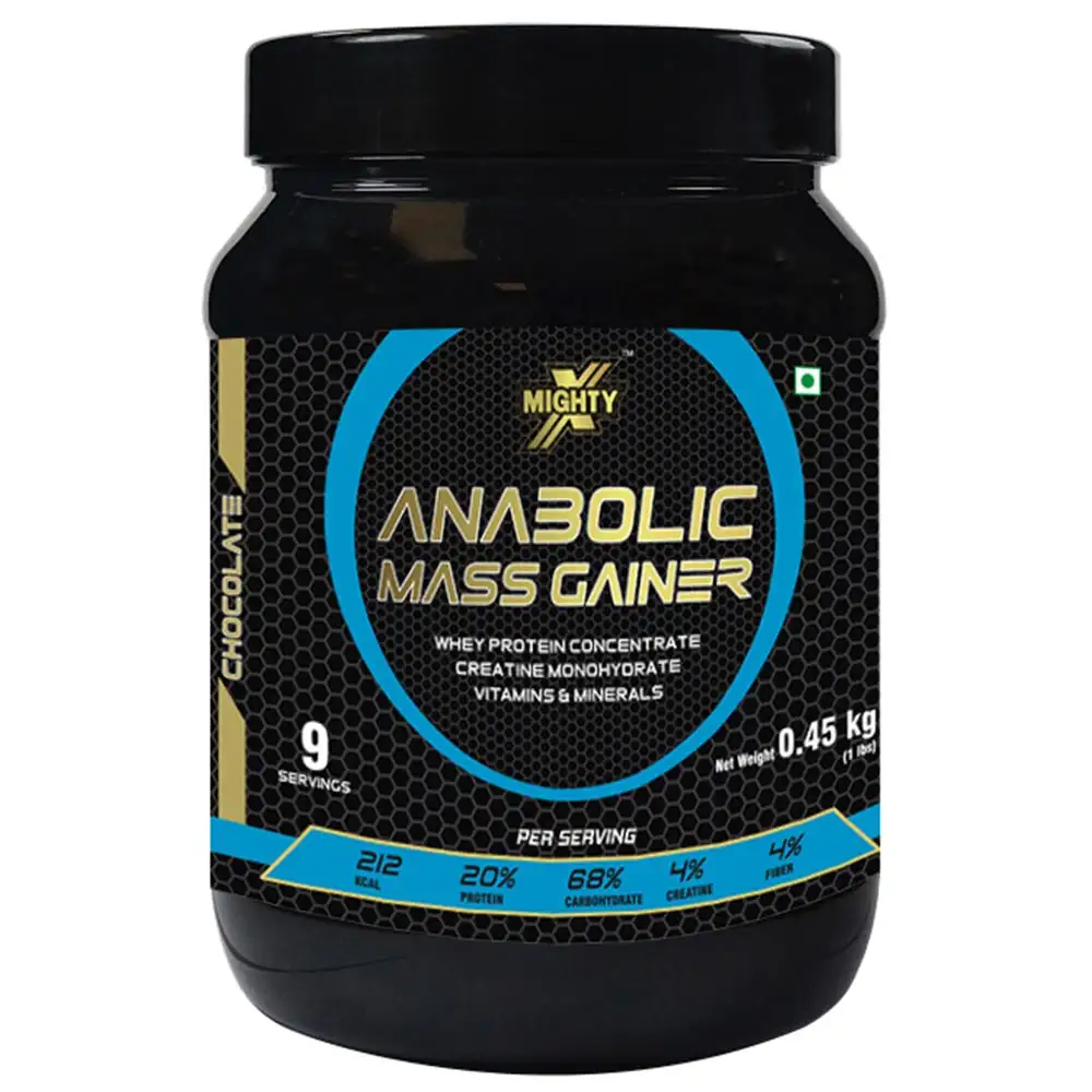 MightyX Anabolic Mass Gainer,  1 lb  Chocolate