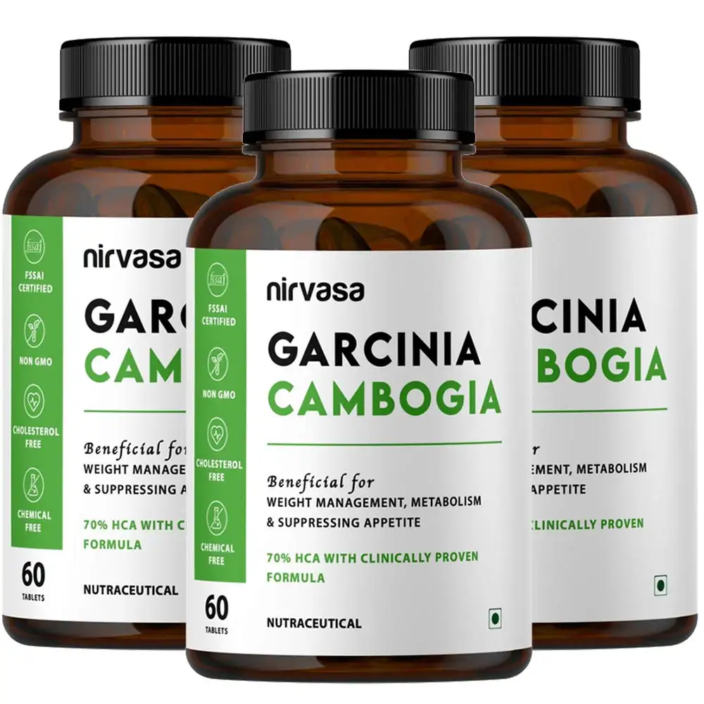 Nirvasa Garcinia Cambogia (Pack of 3),  60 tablet(s)