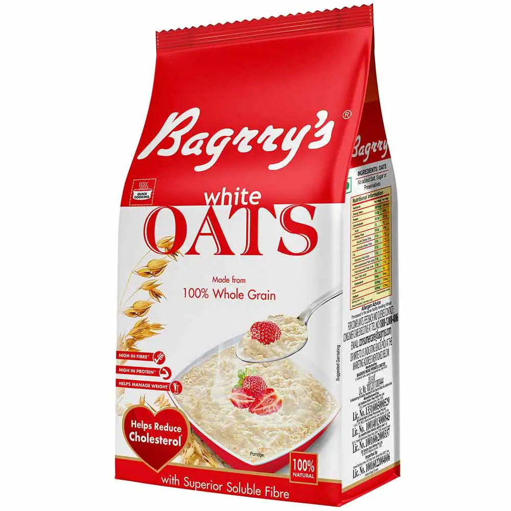 Bagrrys White Oats,  1 kg  Unflavoured