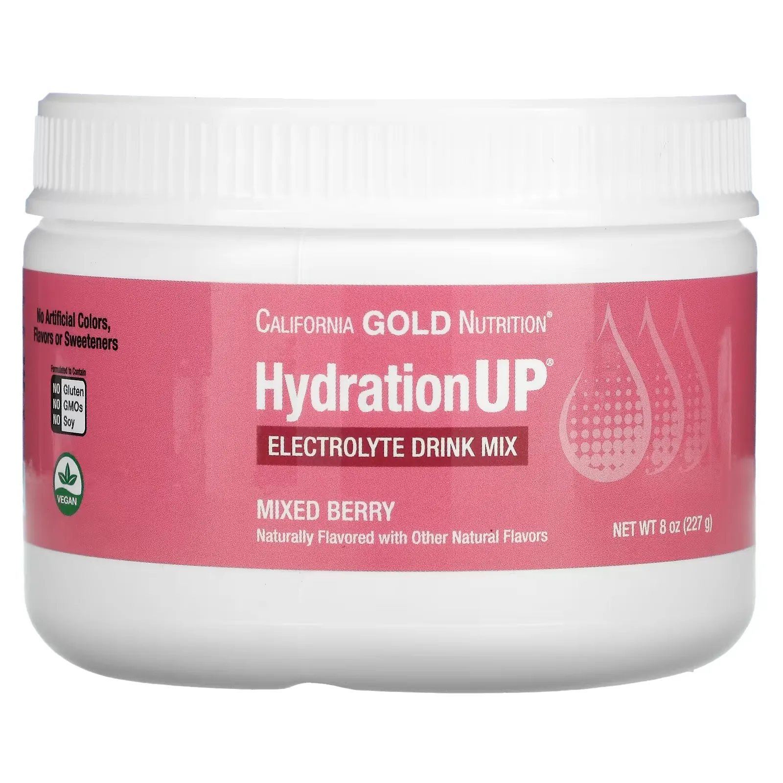 HydrationUP, Electrolyte Drink Mix, Mixed Berry, 8 oz (227 g)