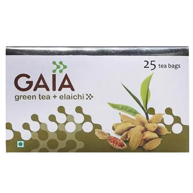 GAIA Green Tea (Elachi),  25 Piece(s)/Pack  Elachi