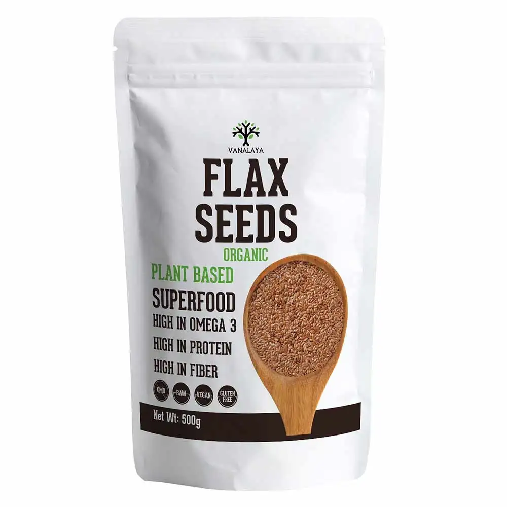 Vanalaya Flax Seeds,  Unflavoured  500 g