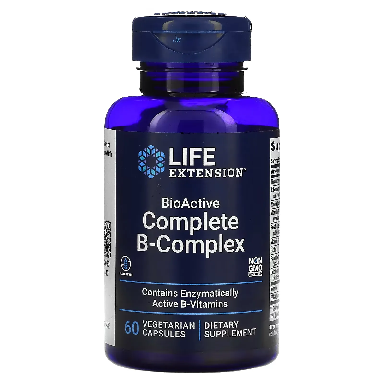 BioActive Complete B-Complex, 60 Vegetarian Capsules